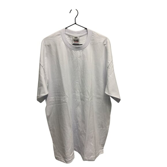 Pro Club Heavyweight Cotton T-Shirt Bundle 2XL 3 White & 1 Black 100% Cotton - Picture 2 of 4